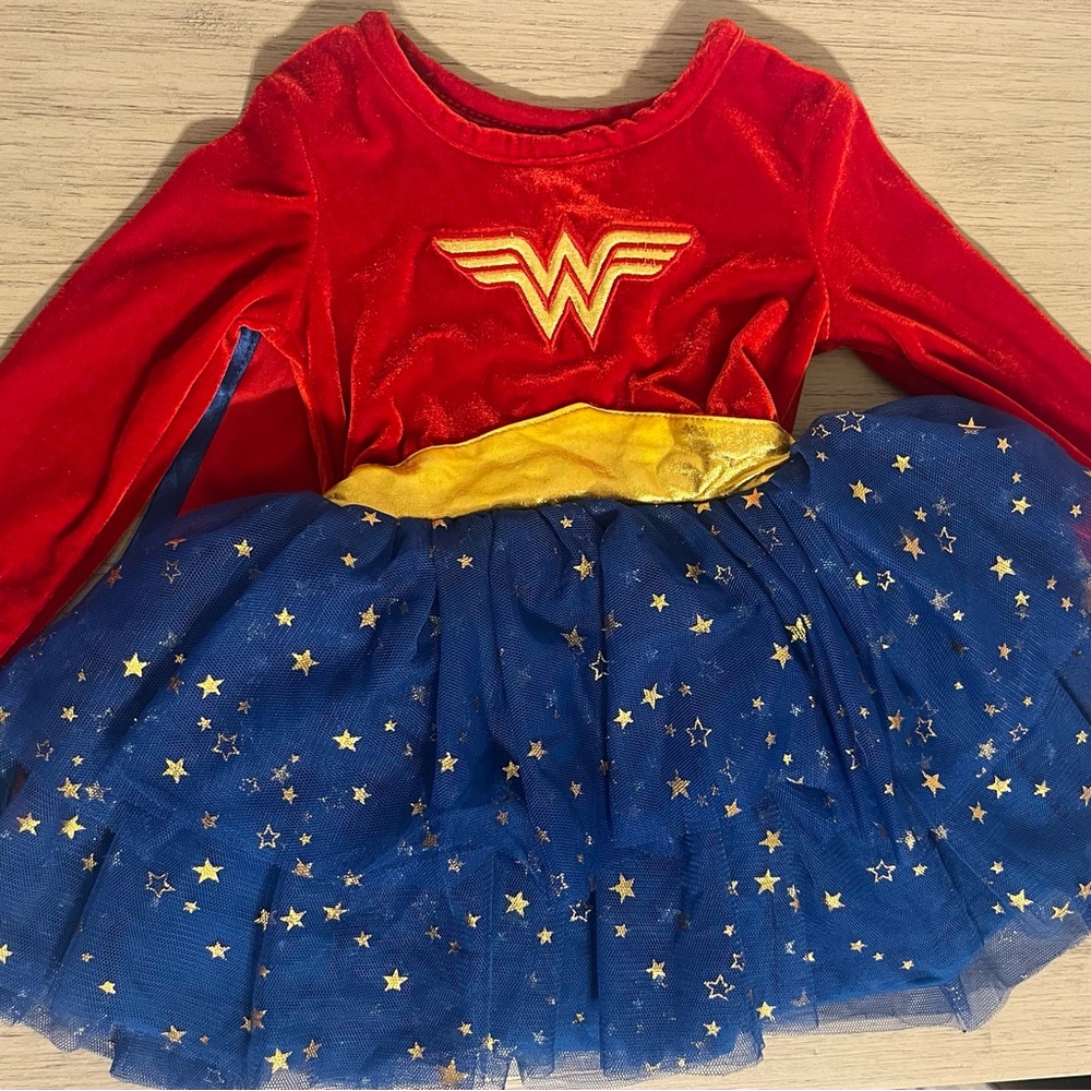 DC Comics Wonder Woman Kids Costume - Red, Yellow, and Blue